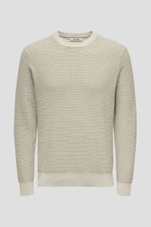 Productfoto 1 van Gemêleerd beige trui door Only & Sons voor Heren