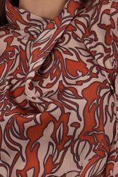 Geprinte blouse met satin look van D'Auvry voor Dames