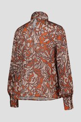 Geprinte blouse met satin look van D'Auvry voor Dames