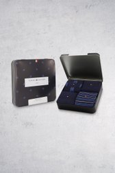 Giftbox navy sokken - 4 paar  van Tommy Hilfiger voor Heren