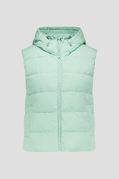 Gilet à capuche turquoise de Libelle pour Femmes