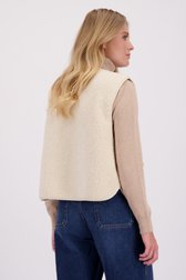 Le dos de Gilet beige réversible de Libelle pour Femmes