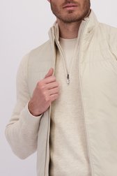 Détail de Gilet matelassé beige clair de Upper East pour Hommes