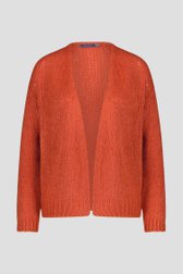 Gilet orange avec laine de Geisha pour Femmes