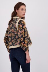 Le dos de Gilet sans manches à imprimé de Geisha pour Femmes