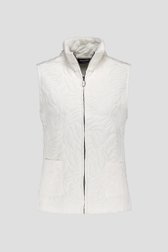 Gilet sans manches écru de Signature pour Femmes