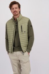 Le devant de Gilet sans manches kaki de Camel active pour Hommes