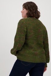 Gilet tricoté vert foncé de Fransa pour Femmes
