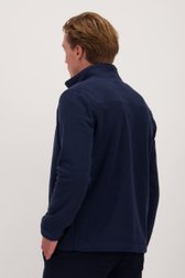 Gilet zippé en polaire bleu foncé de Ravøtt pour Hommes