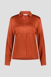 Glanzende koperkleurige blouse van D'Auvry voor Dames