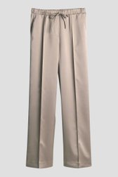 Productfoto 1 van Glanzende lichtbruine broek door Opus voor Dames