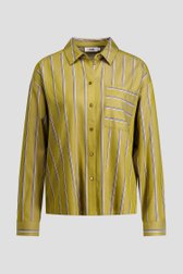 Productfoto 1 van Goudbruine blouse met strepen door Libelle voor Dames