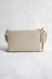 Achterkant van Gouden schoudertas in leather look door Laurent David voor Dames