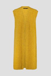 Goudkleurige cardigan zonder mouwen van Claude Arielle voor Dames