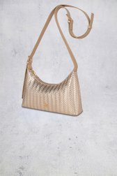 Productfoto 1 van Goudkleurige gevlochten handtas door Laurent David voor Dames