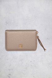 Voorkant van Goudkleurige portemonnee met leather look door Laurent David voor Dames