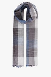 Grijs-blauwe sjaal van Upper East voor Heren
