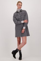 Grijs jeanskleed van Liberty Island Denim voor Dames