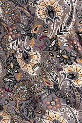 Grijs-paars T-shirt met fijne paisley print van Bicalla voor Dames