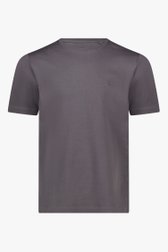 Grijs T-shirt met ronde hals van Ravøtt voor Heren