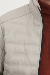 Detail van Grijsbeige jas door Gate One voor Heren