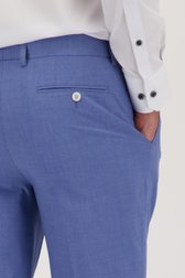 Grijsblauwe kostuumbroek - Swayze - Slim fit  van Dansaert Black voor Heren