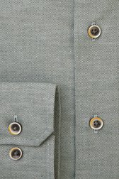 Grijsgroen hemd - slim fit van Michaelis voor Heren