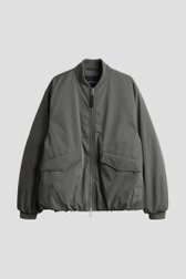 Productfoto 1 van Grijsgroene bomber jacket  door Opus voor Dames