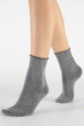 Grijze effen sokken van Cette voor Dames