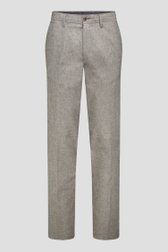 Productfoto 1 van Grijze gemêleerde chino - New York -  Regular fit  door Brassville voor Heren