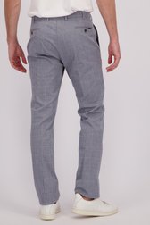 Grijze geruite chino - Vancouver - Regular fit van Brassville voor Heren