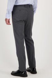 Grijze geruite kostuumbroek - Serge - Slim fit van Dansaert Black voor Heren