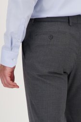 Grijze geruite kostuumbroek - Serge - Slim fit van Dansaert Black voor Heren
