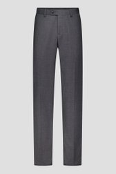 Grijze geruite kostuumbroek - Serge - Slim fit van Dansaert Black voor Heren