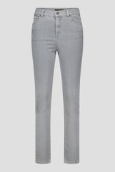 Grijze jeans met stretch en elastische taille van Claude Arielle voor Dames