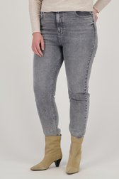 Grijze jeans – straight fit – 7/8 lengte van Only Carmakoma voor Dames
