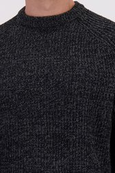Detail van Grijze trui met ronde hals door Only & Sons voor Heren