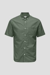 Groen hemd met korte mouwen - Slim fit van ONLY & SONS voor Heren