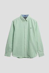 Productfoto 1 van Groen katoenen hemd - Regular fit  door Superdry voor Heren
