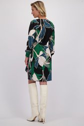 Achterkant van Groen kleedje met bladerprint door Claude Arielle voor Dames