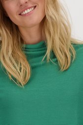 Groen T-shirt met fijne textuur van Libelle voor Dames
