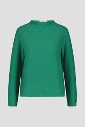 Groen T-shirt met fijne textuur van Libelle voor Dames