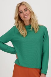 Groen T-shirt met fijne textuur van Libelle voor Dames