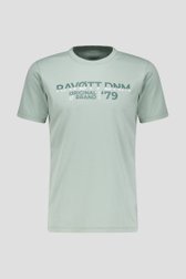Groen T-shirt met opdruk van Ravøtt voor Heren