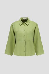 Productfoto 1 van Groene blouse met 3/4 mouwen door Libelle voor Dames