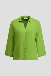 Productfoto 1 van Groene blouse met driekwartmouwen door Libelle voor Dames