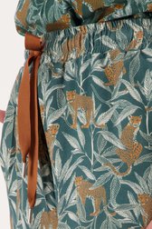 Groene broek met print van Liberty Island homewear voor Dames