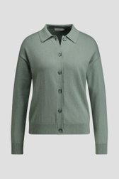 Productfoto 1 van Groene cardigan met polokraag door Liberty Island voor Dames