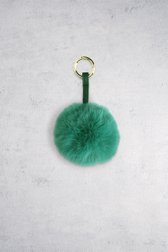 Groene faux fur sleutelhanger  van Liberty Island voor Dames