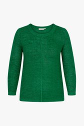 Groene fijngebreide trui  van Only Carmakoma voor Dames